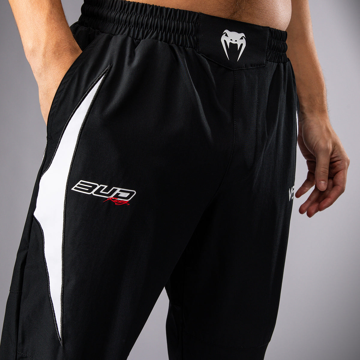 Pantalon de jogging pour Hommes Venum x Bud Racing - Noir/Blanc/Citron Vert - product-type_Pantalons de jogging