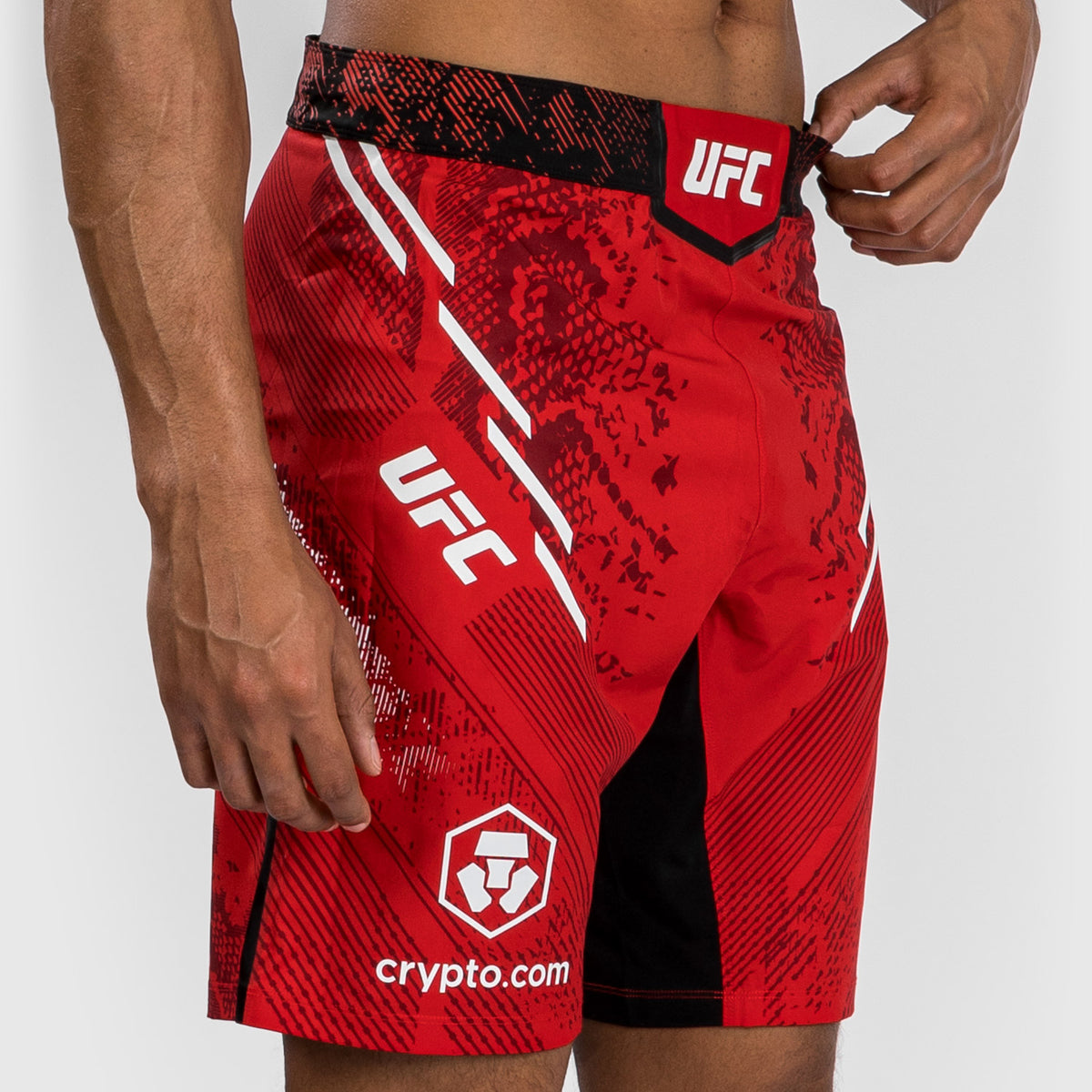 Short de combat personnalisé Coupe longue pour Hommes UFC Adrenaline by Venum Authentic Fight Night – Rouge - product-type_Shorts de MMA