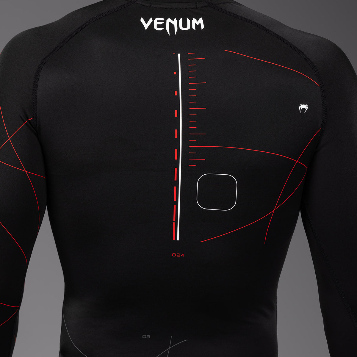 Rashguard Manches Longues Venum Tactical XT- Noir/Rouge Feu - product-type_T-Shirts de Compression