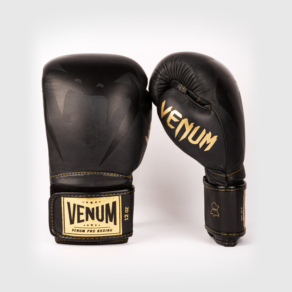 Gants de boxe pro Venum Giant 2.0 - Velcro - Noir/Noir-Or - product-type_Gants de boxe