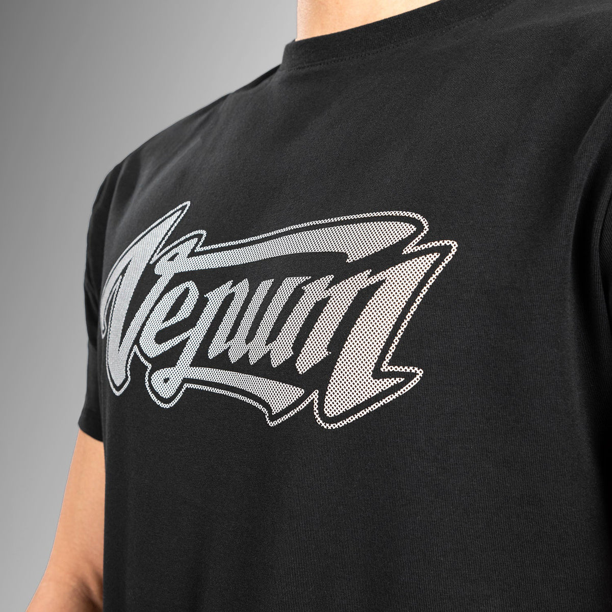 T-shirt Coupe Ajustée Venum Absolute 2.0 - Noir/Argent - product-type_T-Shirts