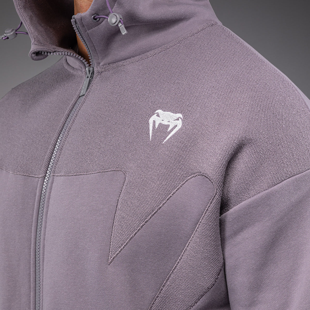 Veste de survêtement Venum Attack Fleece & Weave - Gris lavande - product-type_Sweatshirts