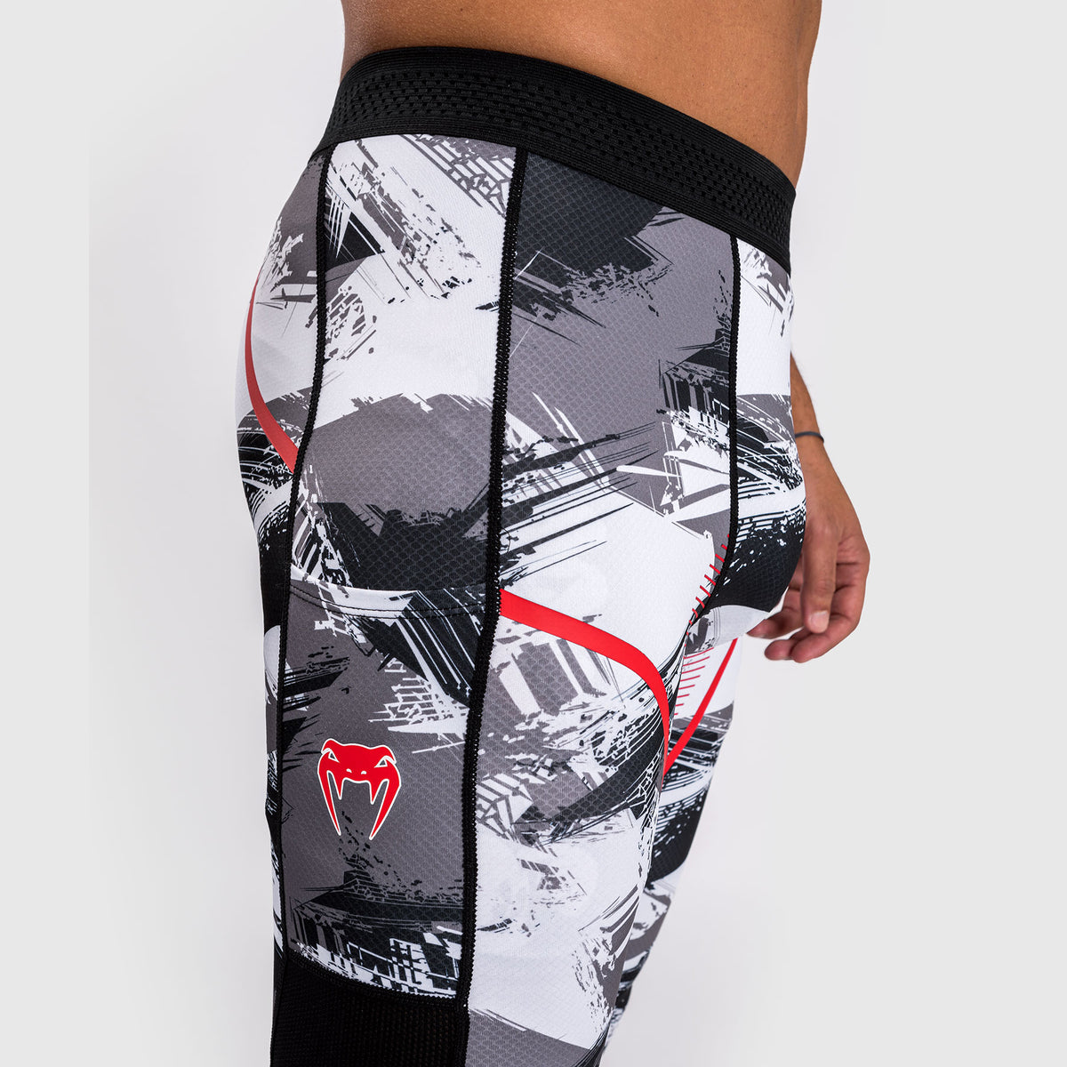 Pantalon de compression Venum Electron 3.0 - Gris/Rouge - product-type_Pantalons de Compression