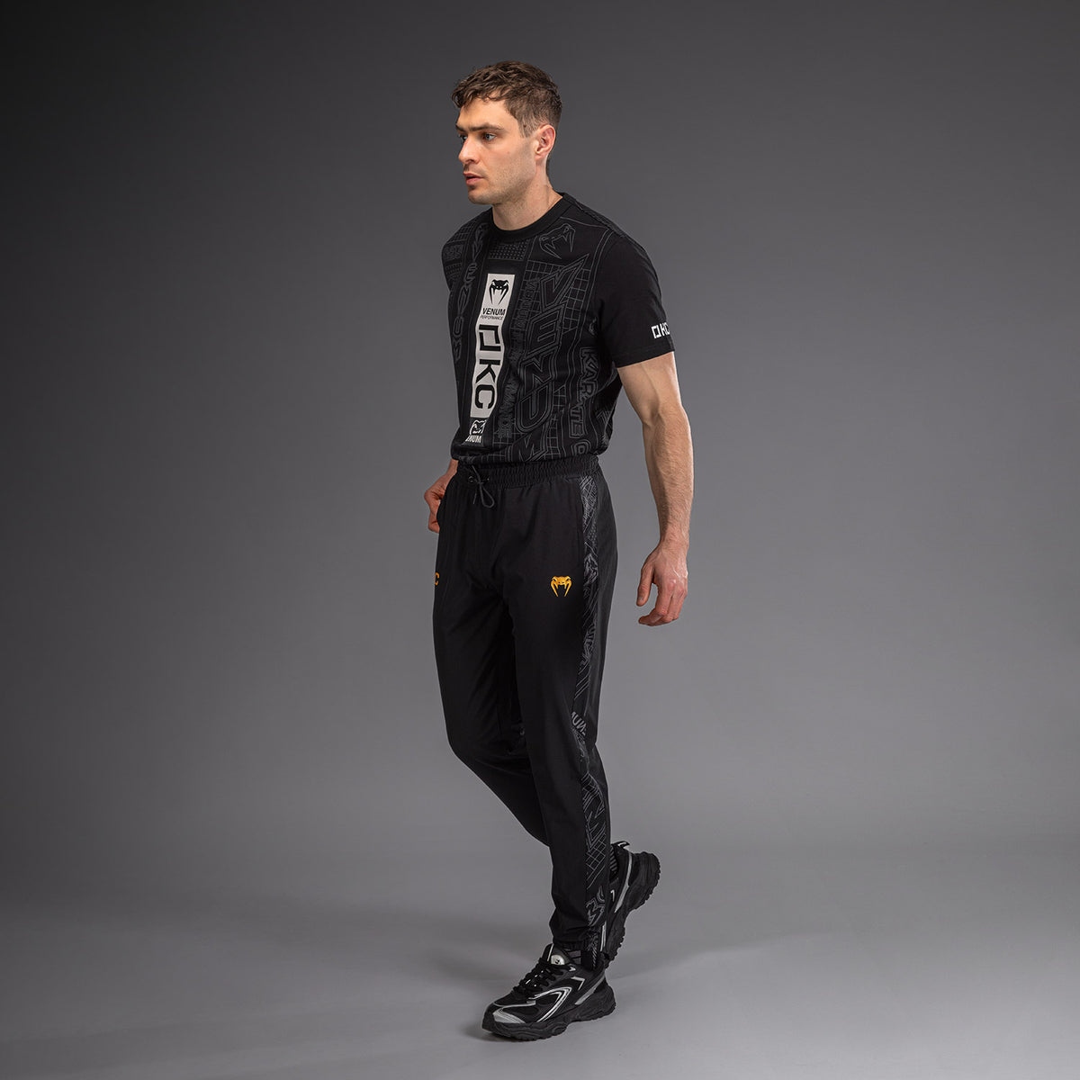 Pantalon de Jogging Karate Combat by Venum – Noir/Gris - product-type_Pantalons de jogging