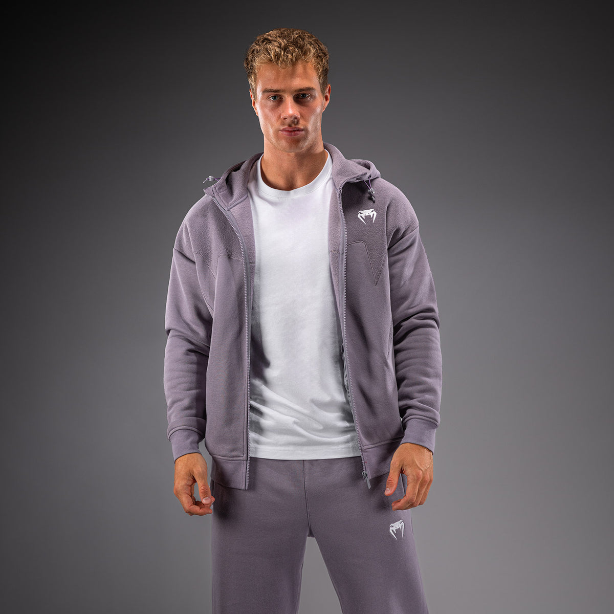 Veste de survêtement Venum Attack Fleece & Weave - Gris lavande - product-type_Sweatshirts