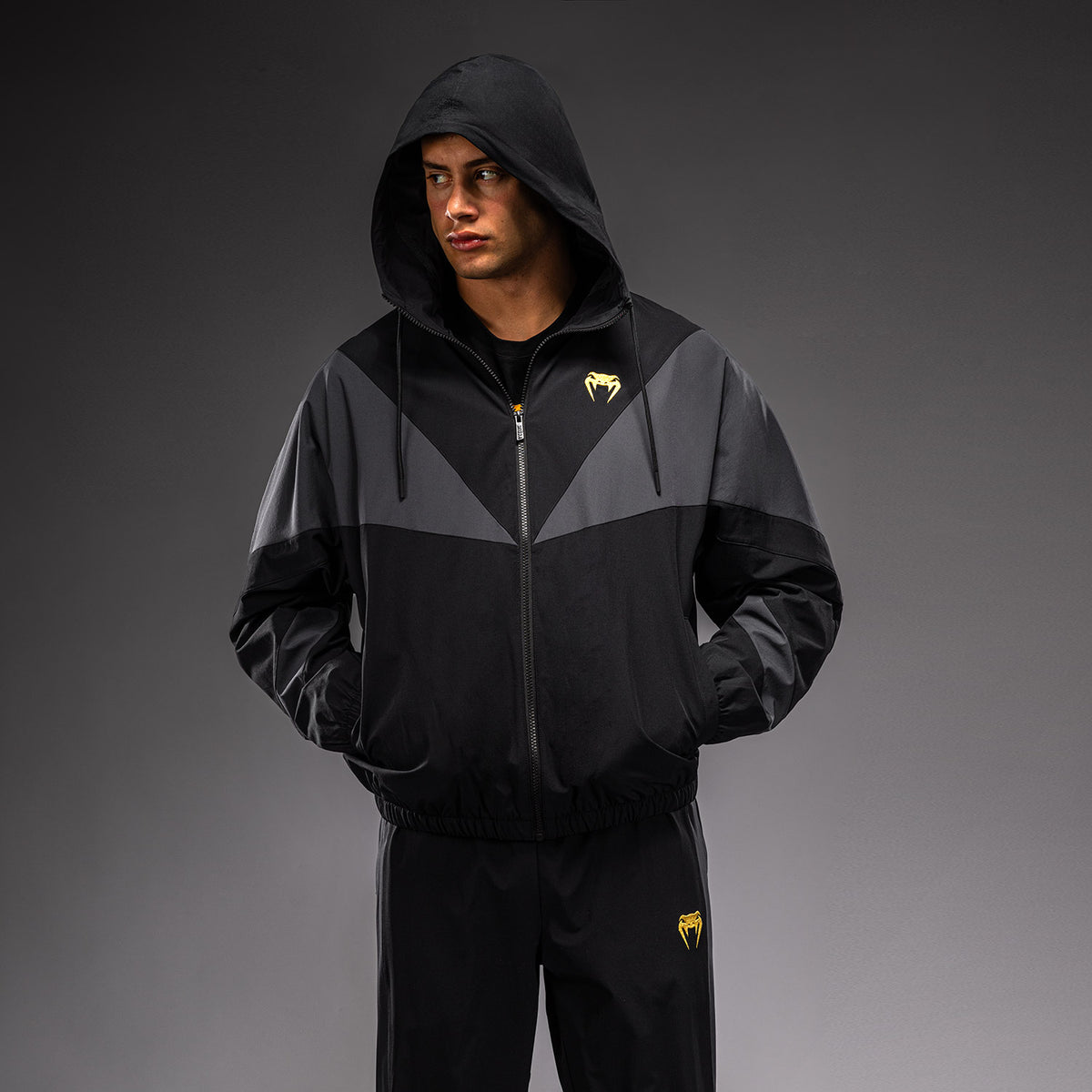 Veste de survêtement Venum Vectra - Noir/Or - product-type_Vestes