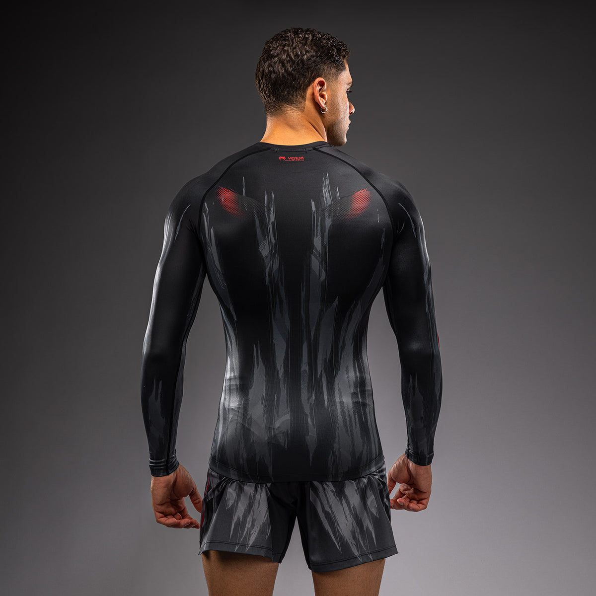 Rashguard à Manches Longues Venum Demon - Noir/Gris - product-type_T-Shirts de Compression
