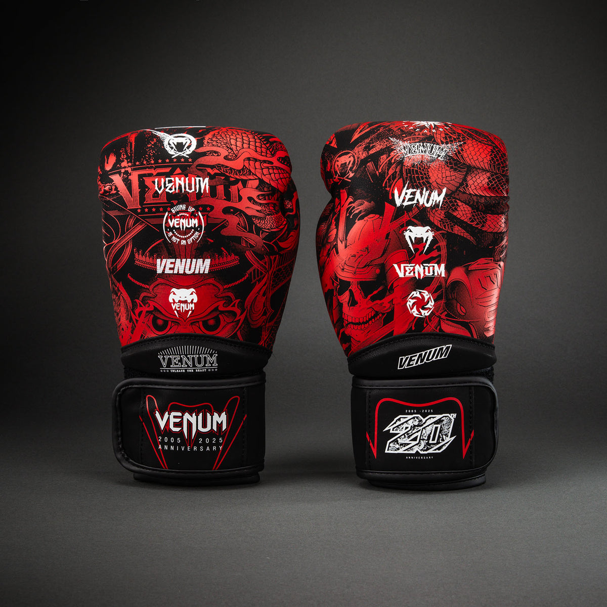 Gants de Boxe Venum Impact 20th Anniversary - Noir/Rouge - product-type_Gants de boxe