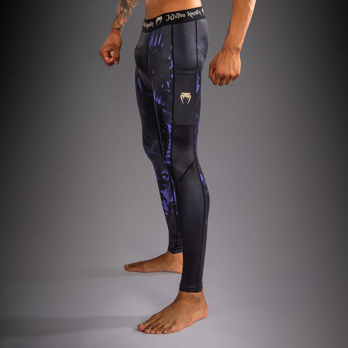 Pantalon de compression Gojo Jujutsu Kaisen x Venum – Violet