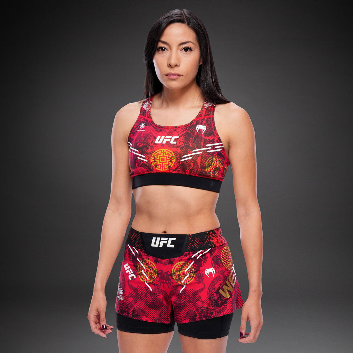 Brassière de sport UFC Unrivaled by Venum Zhang Weili - Rouge - product-type_Brassières de sport