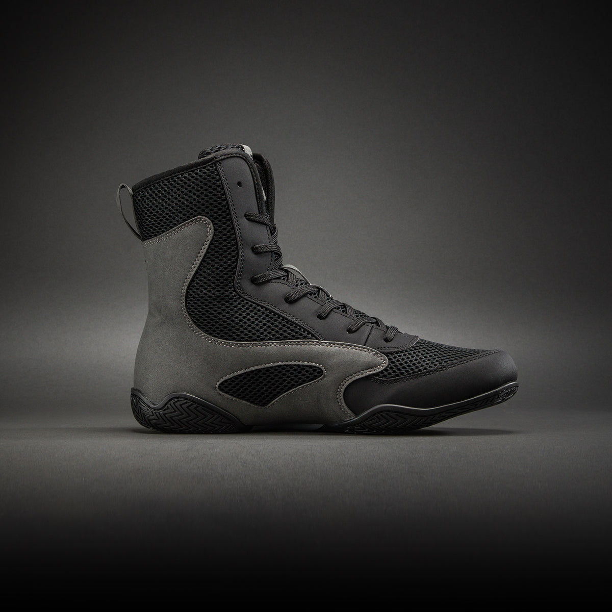 Chaussures de boxe Venum Contender - Noir/Gris - product-type_Chaussures de boxe