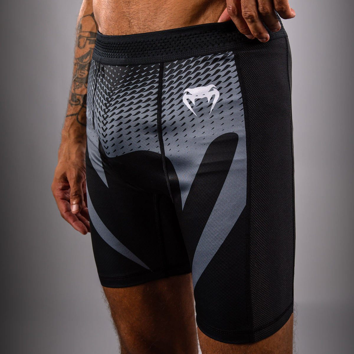 Short de Compression Venum No Gi - Noir/Gris Argenté - product-type_Shorts de compression