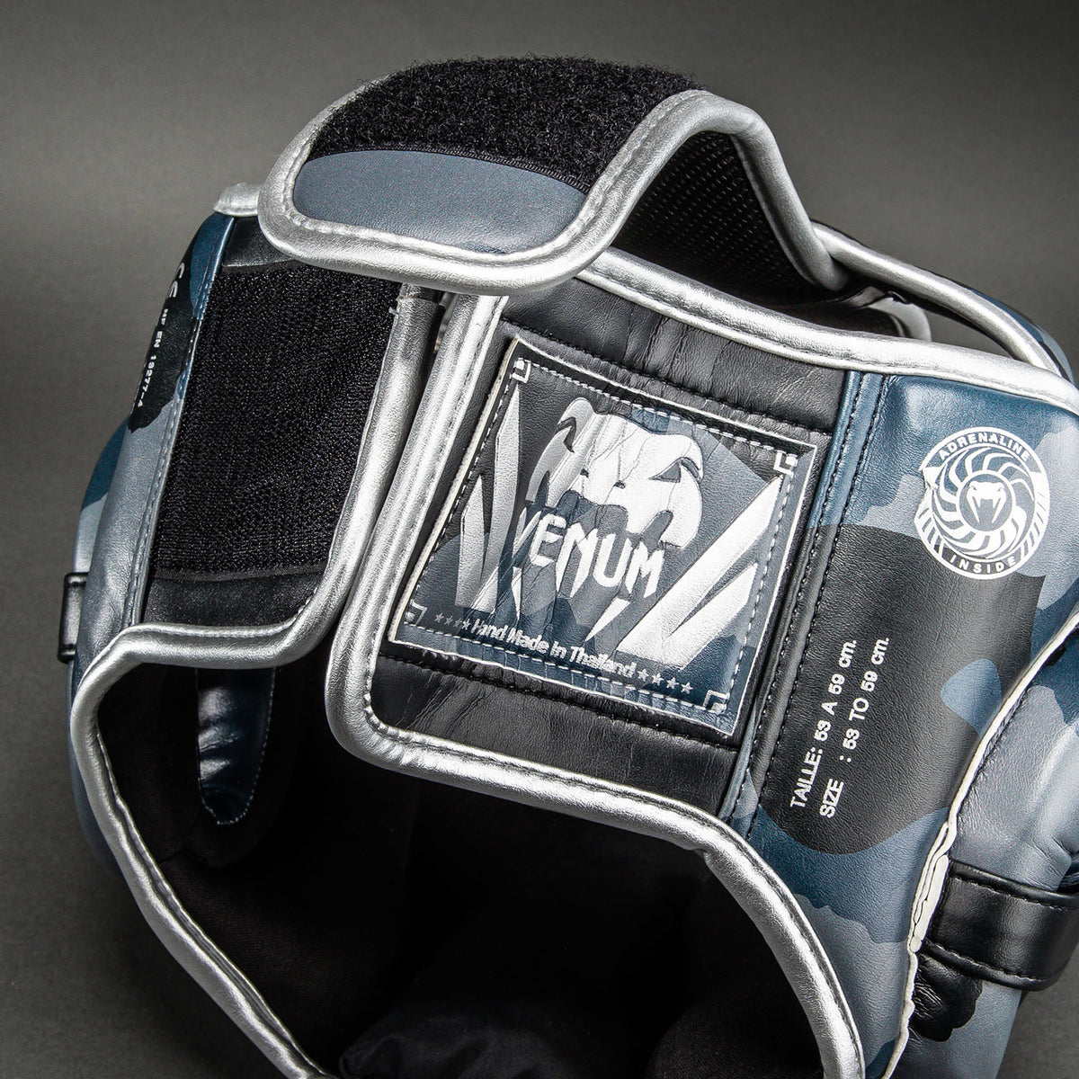 Casque de protection Venum Elite Camo – Bleu Marine Foncé/Bleu