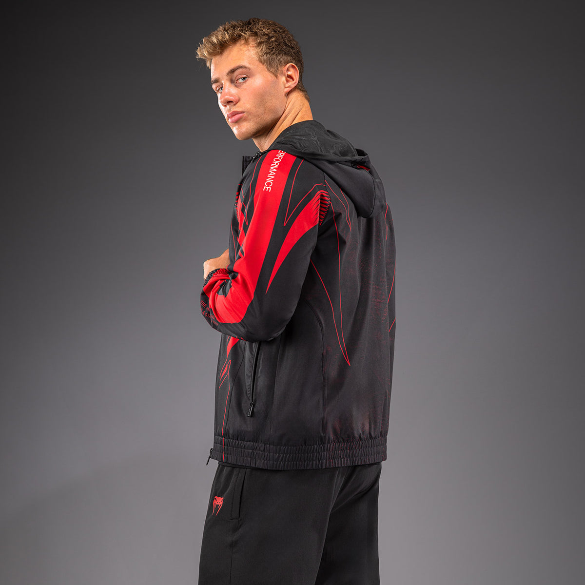 Veste de survêtement Venum Amazonia Reborn - Noir/Rouge - product-type_Vestes
