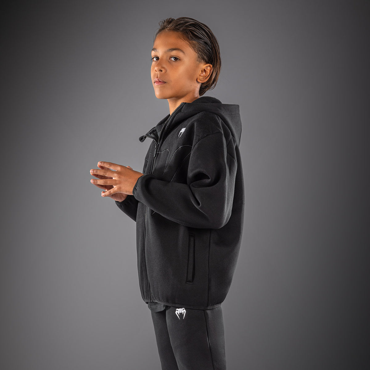 Veste de survêtement Venum Attack Fleece & Weave Pour Enfant - Noir - product-type_Sweatshirts