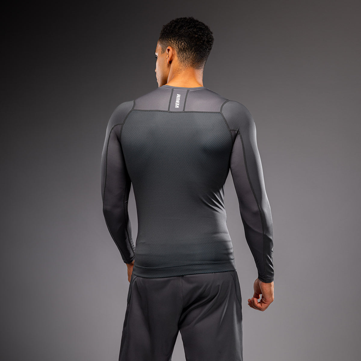 Rashguard manches longues Venum G-Fit Scale - Gris - product-type_T-Shirts de Compression