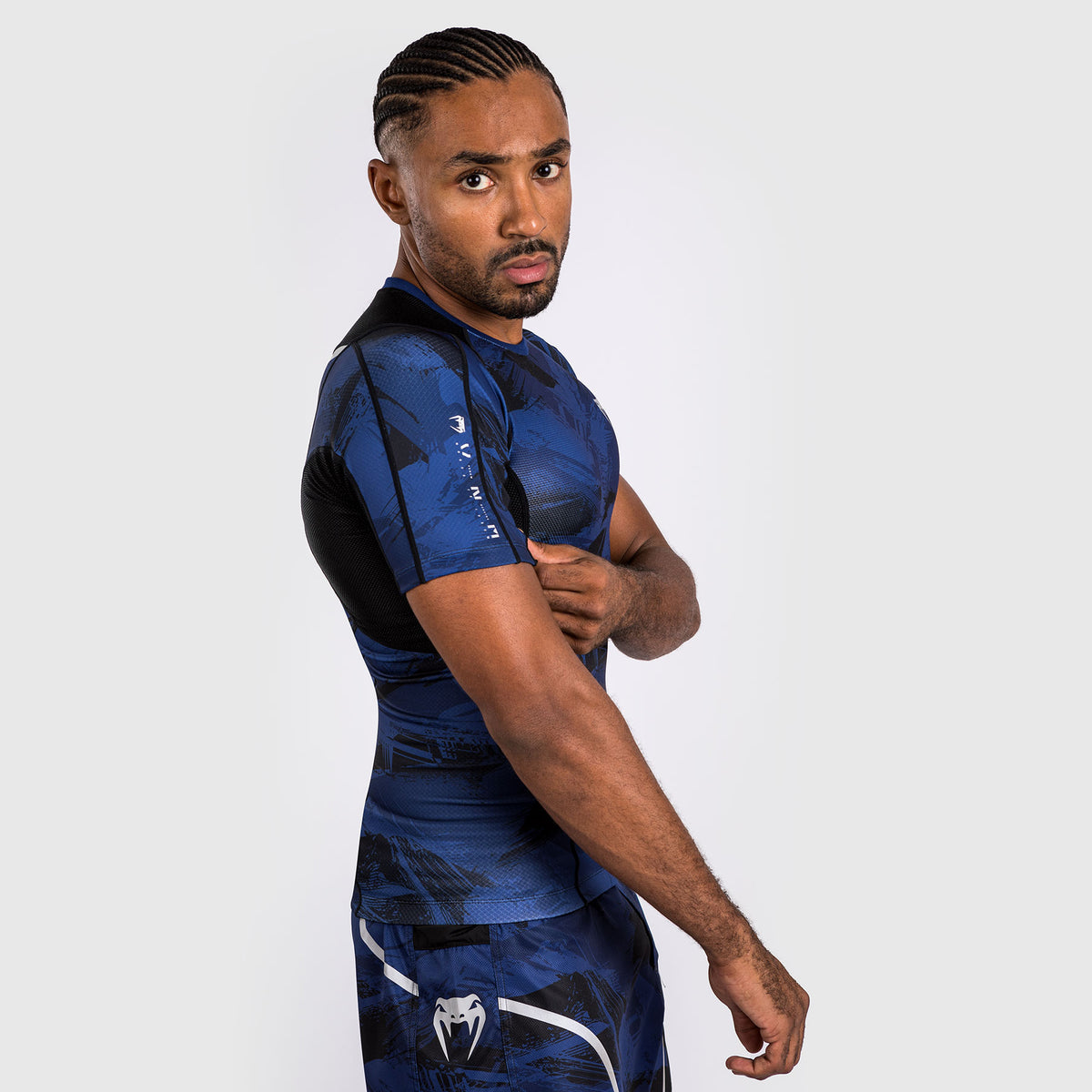 Rashguard à manches courtes Venum Electron 3.0 - Bleu marine - product-type_T-Shirts de Compression