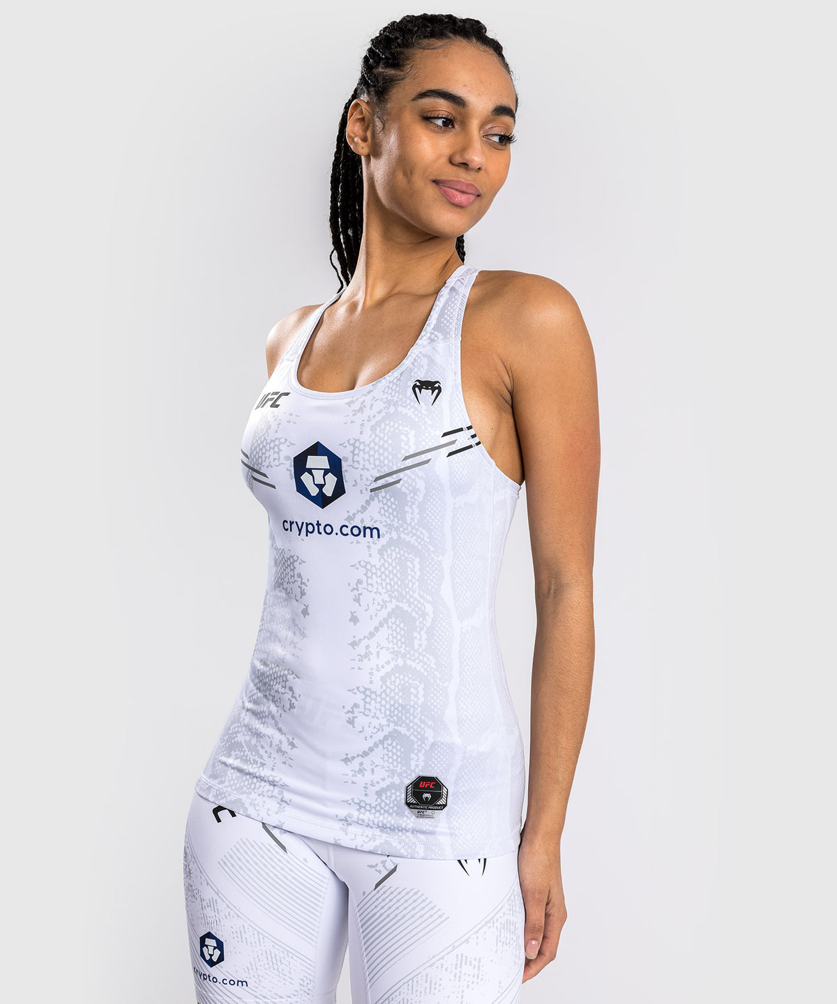 Débardeur ajusté avec brassière intégrée pour Femmes UFC Adrenaline by Venum Authentic Fight Night - Blanc - product-type_Brassières de sport
