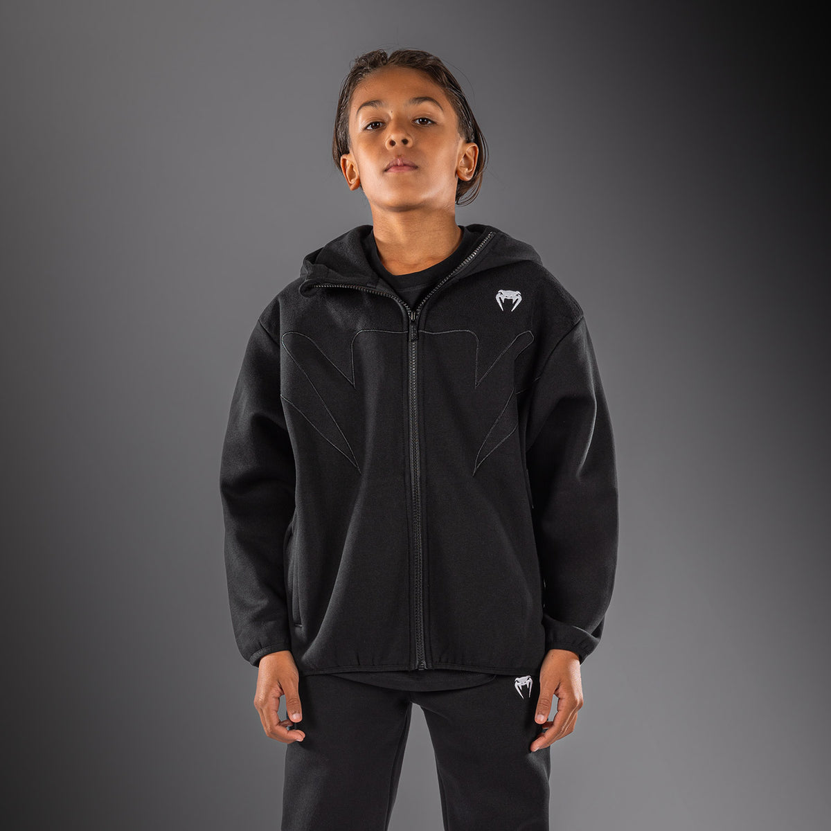 Veste de survêtement Venum Attack Fleece & Weave Pour Enfant - Noir - product-type_Sweatshirts