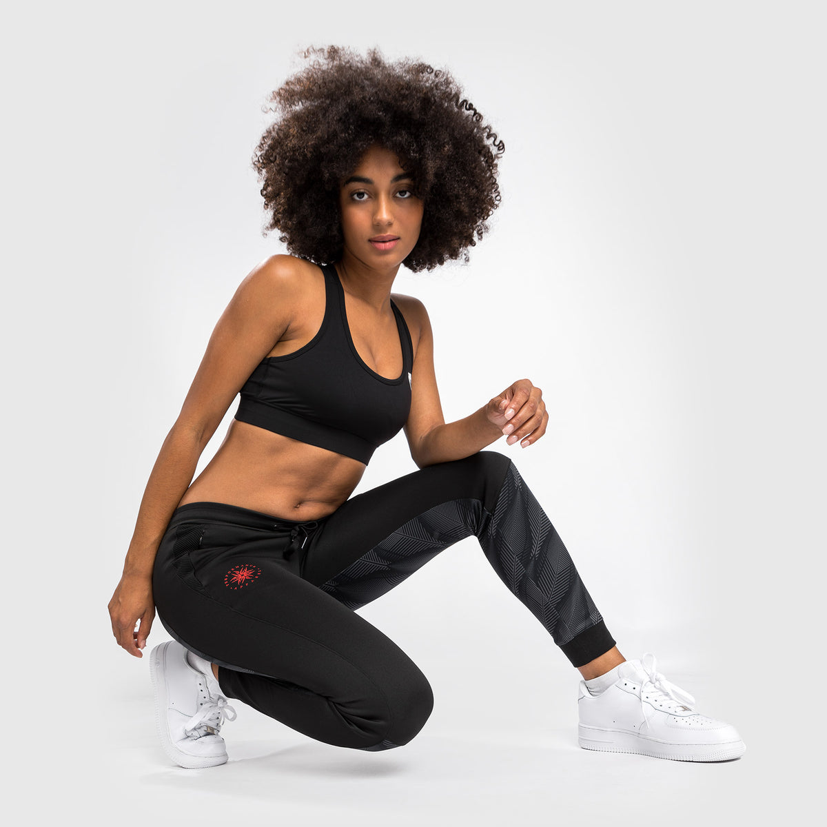 Pantalon de Jogging Venum Phantom - Pour Femmes - Noir/Rouge - product-type_Pantalons de jogging