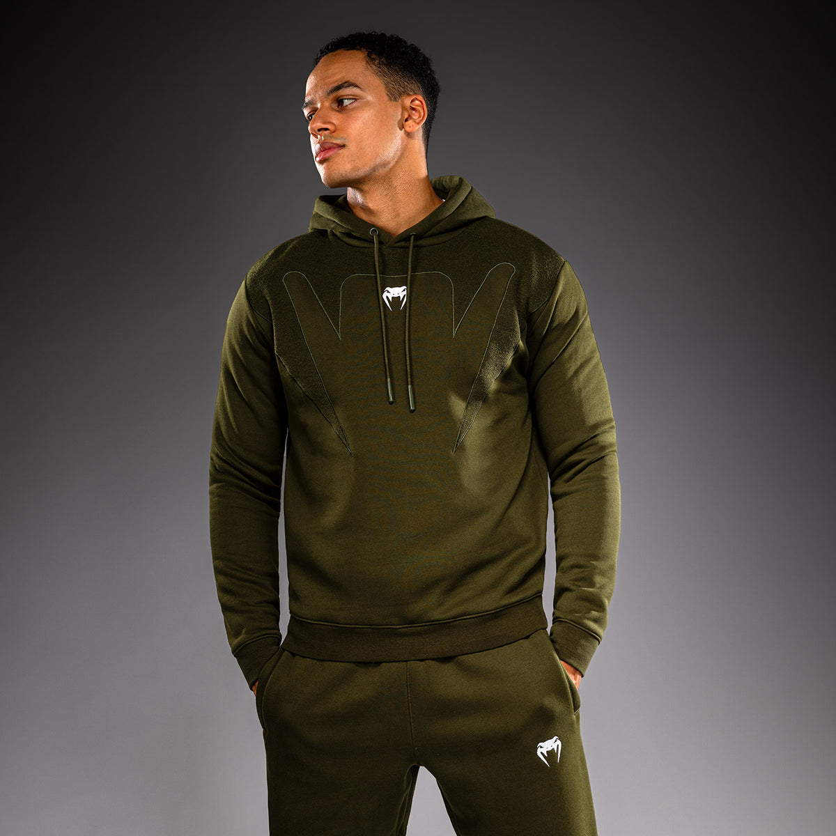 Sweat à capuche Venum Attack Fleece & Weave - Kaki - product-type_Sweatshirts