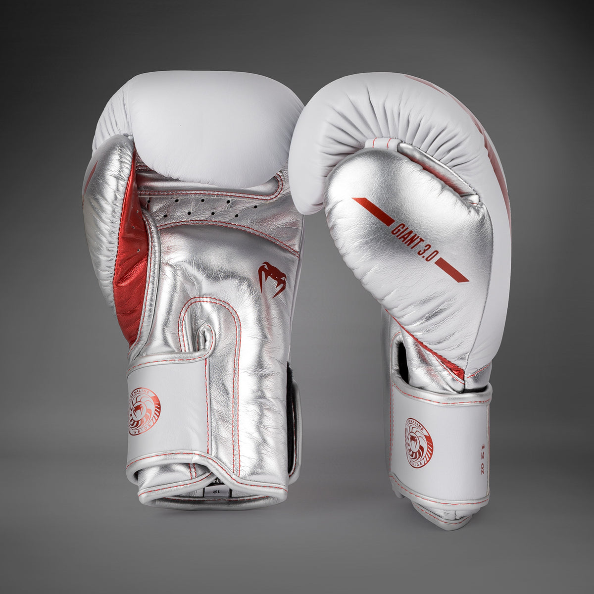 Gants de boxe Venum Giant 3.0 - Edition Spéciale - Rouge/Argent - product-type_Gants de boxe