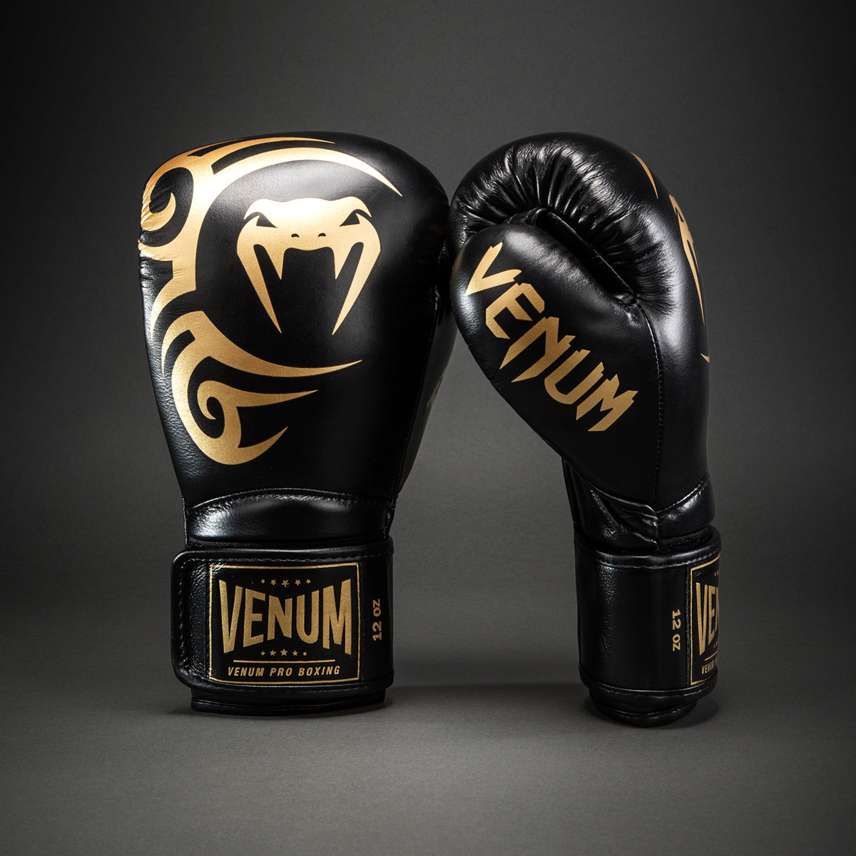 Gants de boxe Venum Giant 2.0 Mike Tyson Pro – Noir/Or - Sac inclus