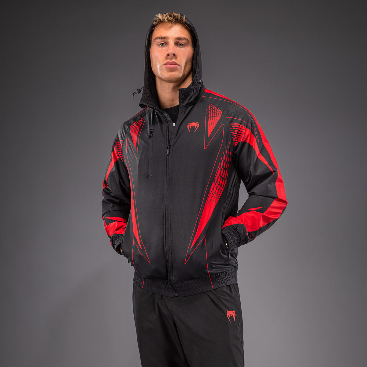 Veste de survêtement Venum Amazonia Reborn - Noir/Rouge - product-type_Vestes