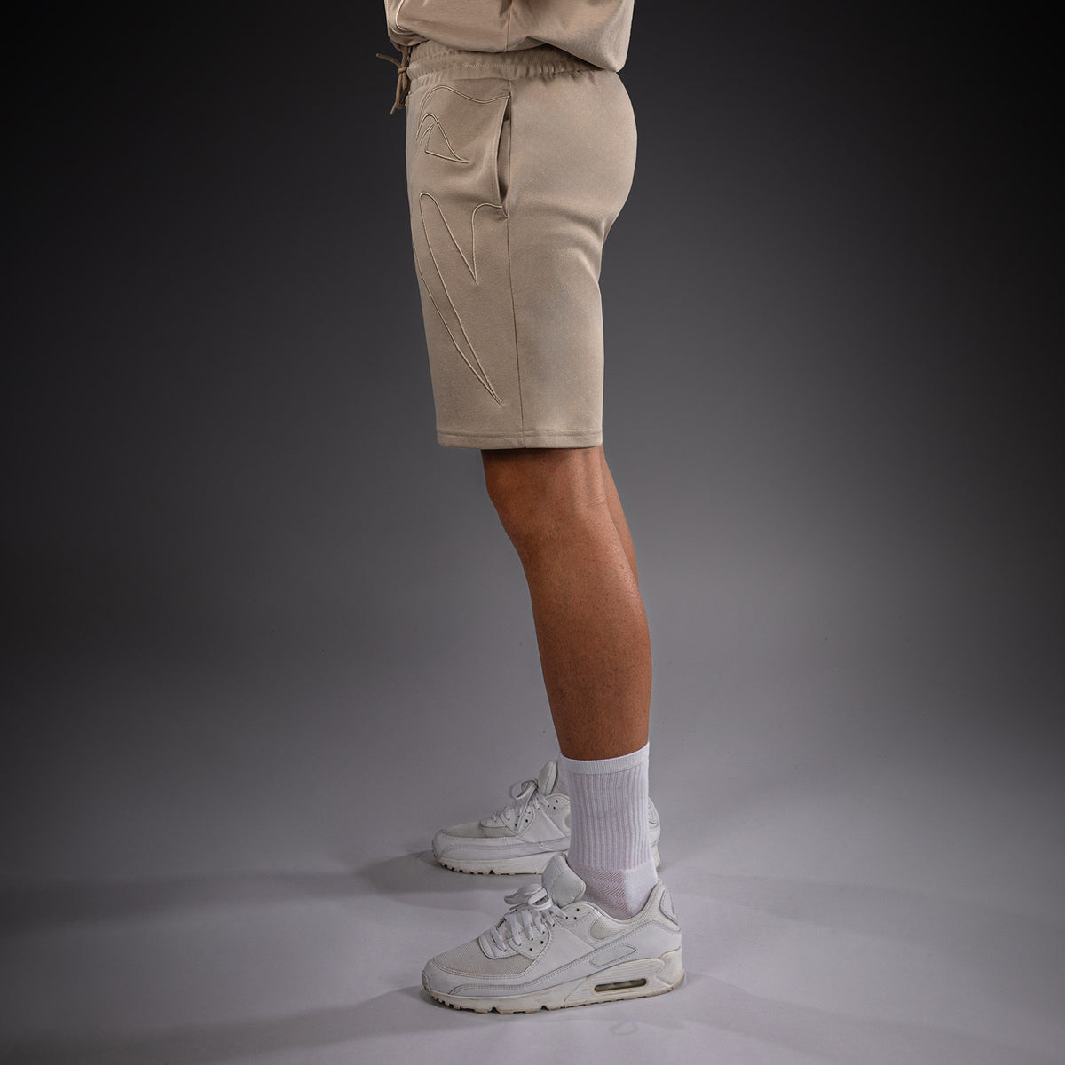 Short en Coton Venum Giant 3D – Beige - product-type_Shorts en Coton