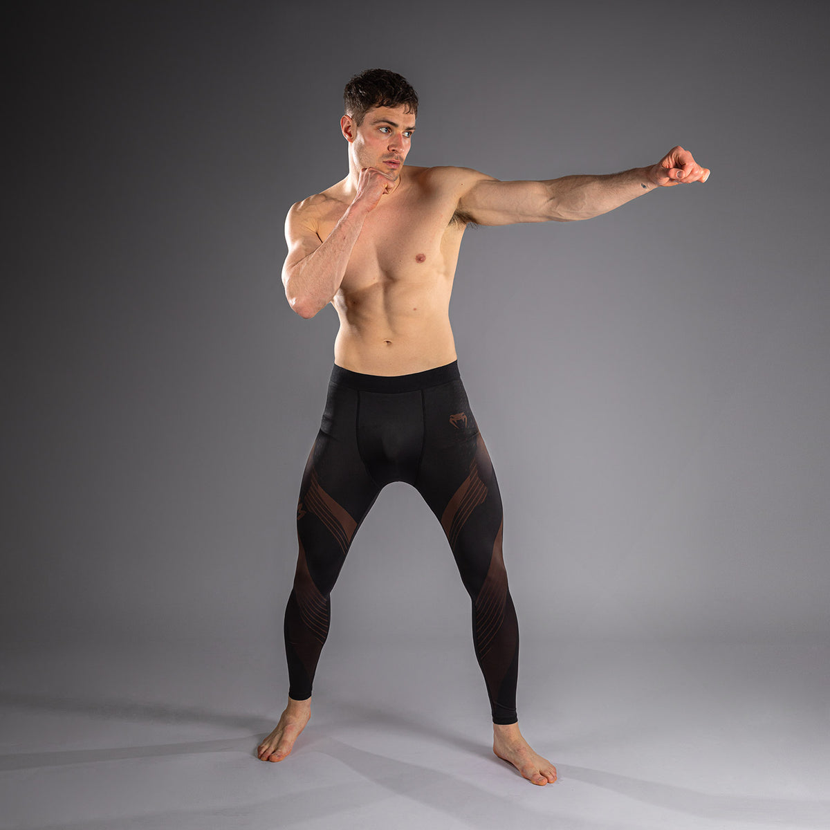 Pantalon de compression Venum No-Gi 6.0 - Noir/Marron - product-type_Pantalons de Compression