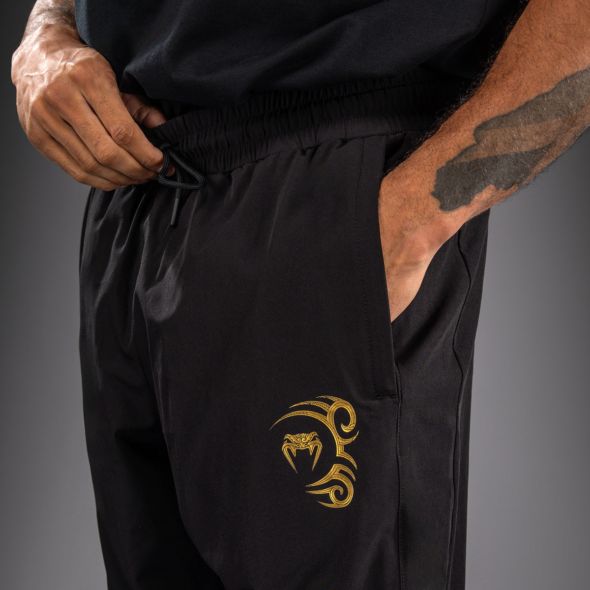 Pantalon de Jogging Venum x Mike Tyson Tiger - Noir/Or - product-type_Pantalons de jogging