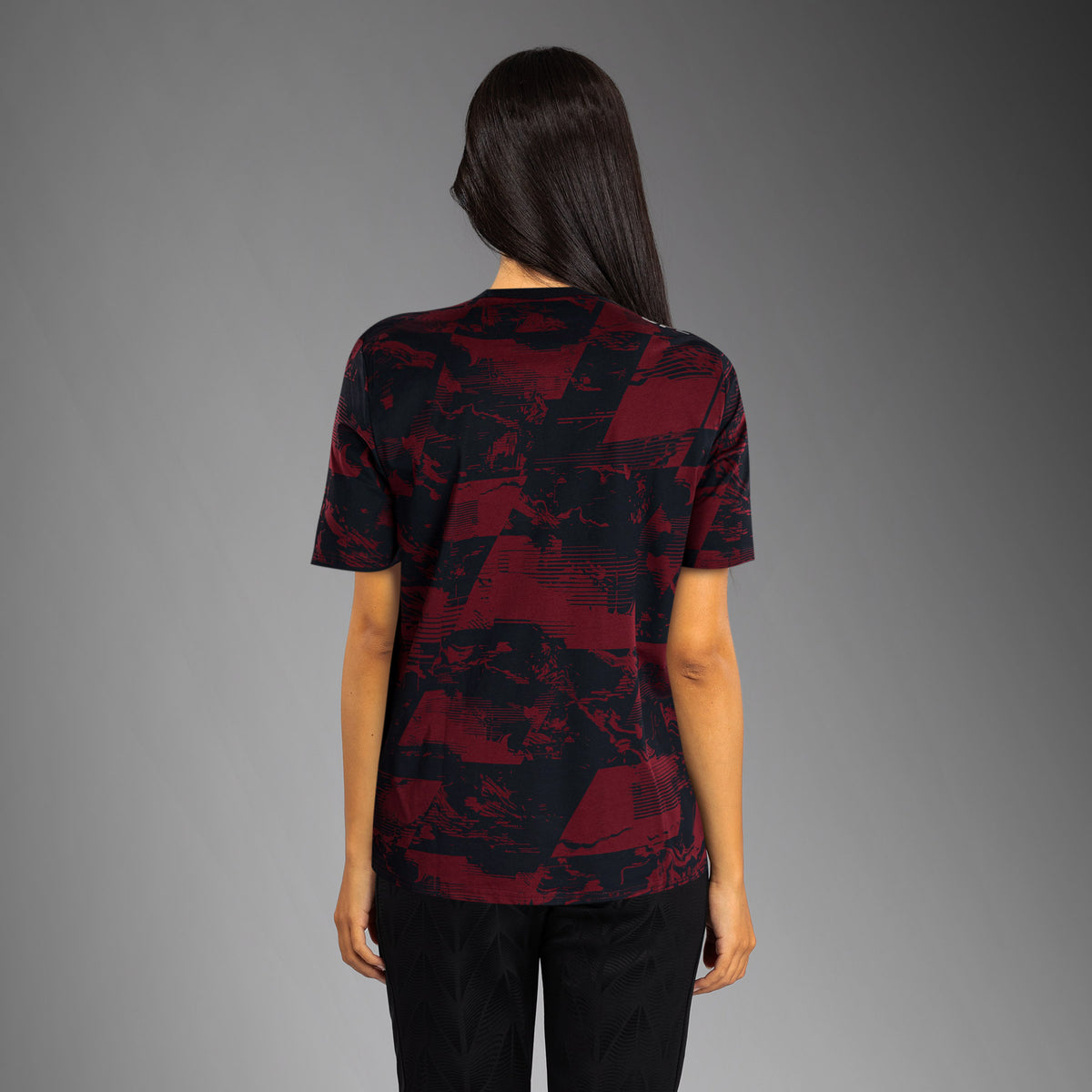 T-shirt manches courtes Femme UFC Zenith by Venum Authentic Fight Week - Bleu marine/Bordeaux/Argent - product-type_T-Shirts