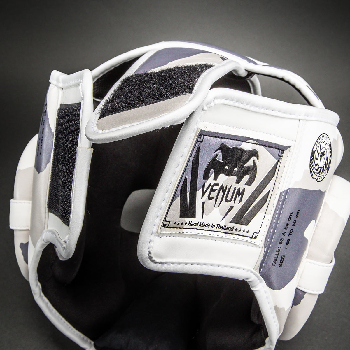 Casque de protection Venum Elite Camo – Blanc/Gris Clair