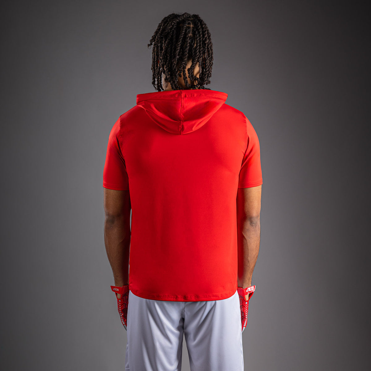 Sweat à capuche à manches courtes Dry Tech Venum Elite - Rouge - product-type_Sweatshirts