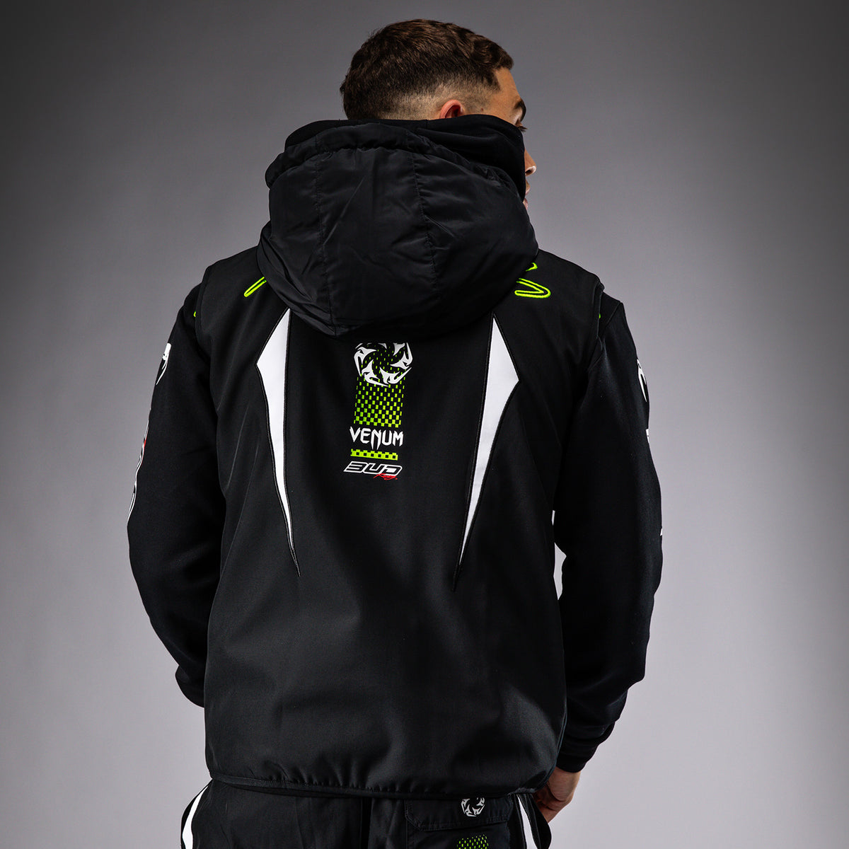Veste sans manches pour Hommes Venum x Bud Racing - Noir/Blanc/Vert Citron - product-type_Vestes