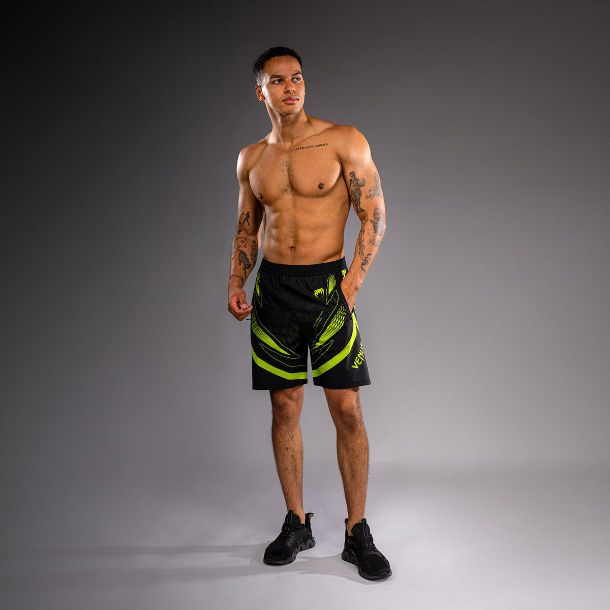 Short d’entraînement Venum Amazonia Reborn - Noir/Vert - product-type_Shorts de training