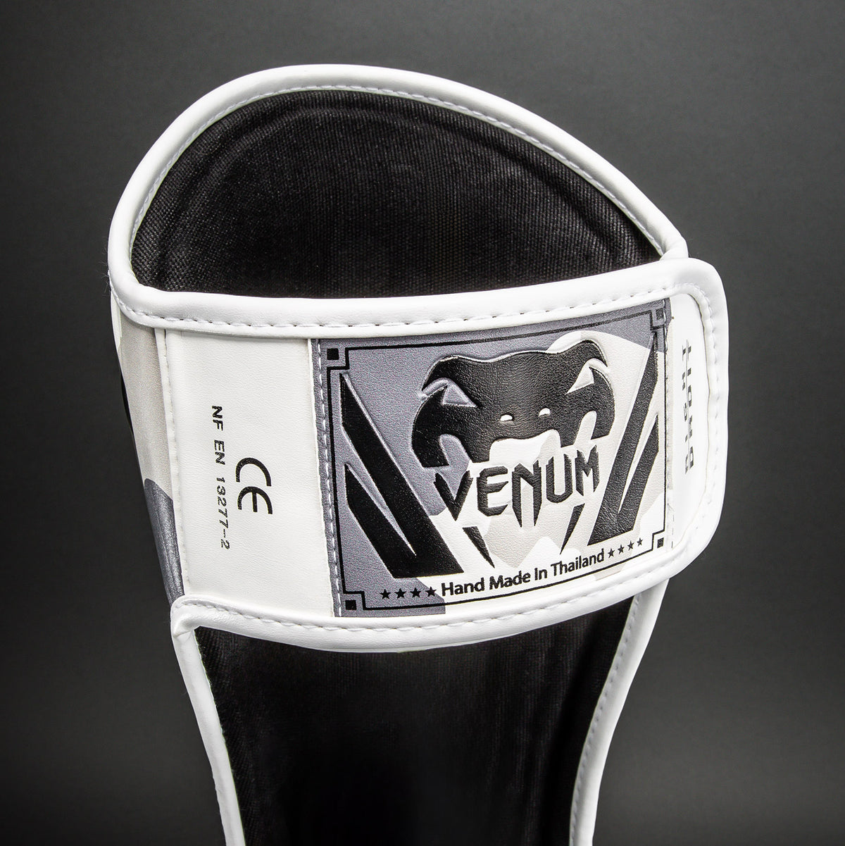 Protège-tibias Venum Elite Camo - Blanc/Gris Clair