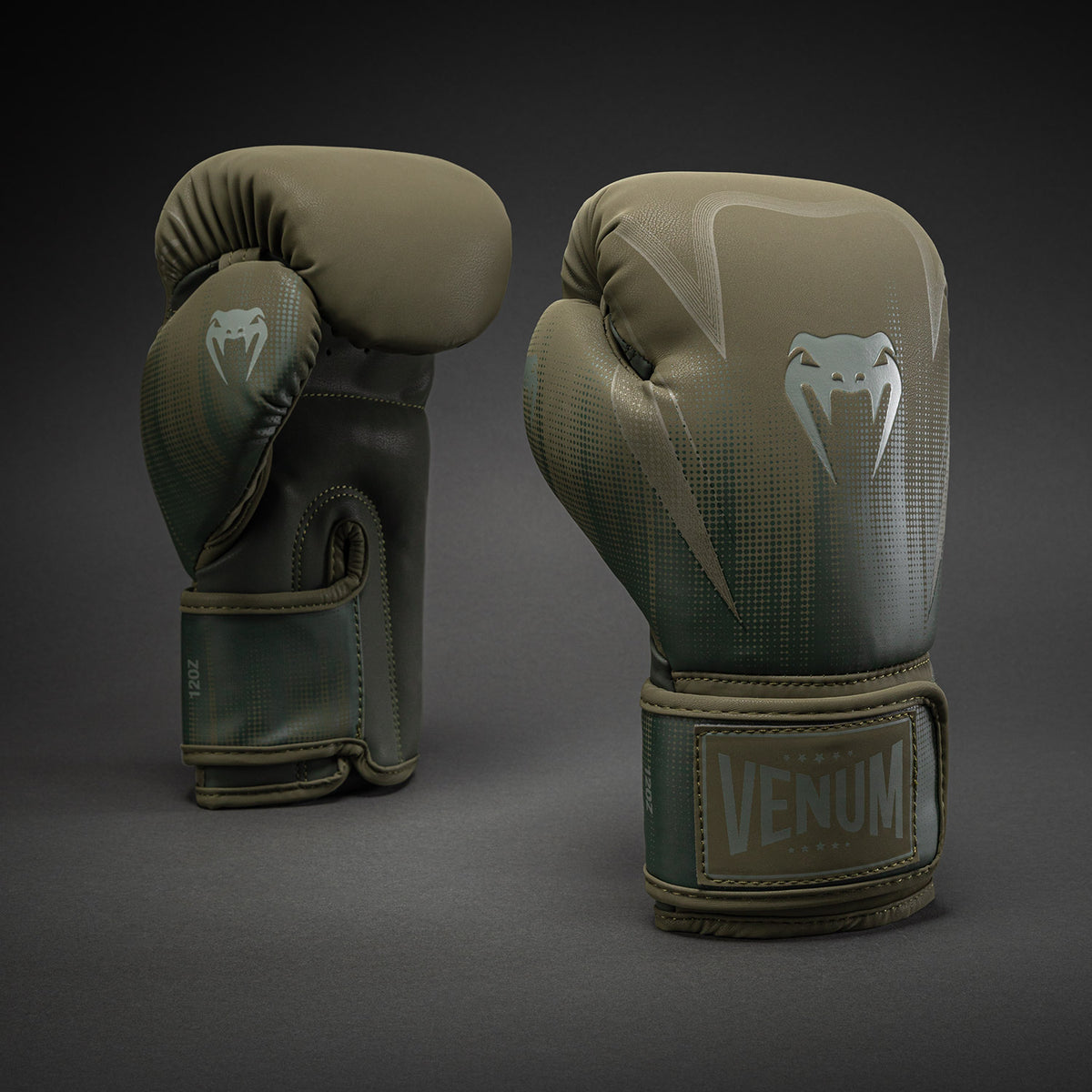 Gants de Boxe Venum Impact Stealth – Kaki/Vert Foncé - product-type_Gants de boxe