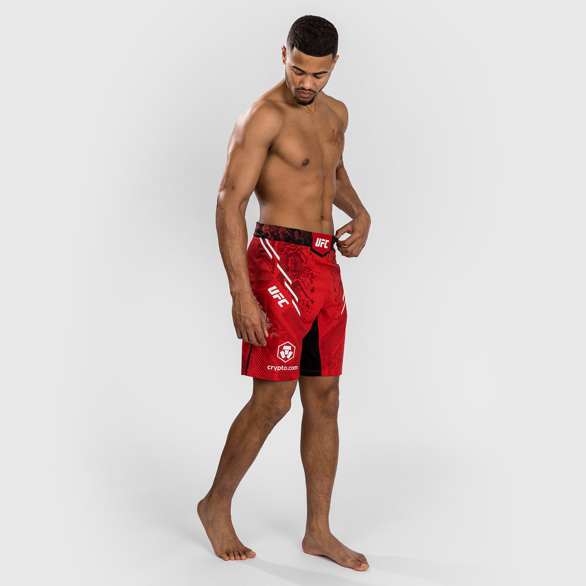 Short de combat personnalisé Coupe longue pour Hommes UFC Adrenaline by Venum Authentic Fight Night – Rouge - product-type_Shorts de MMA