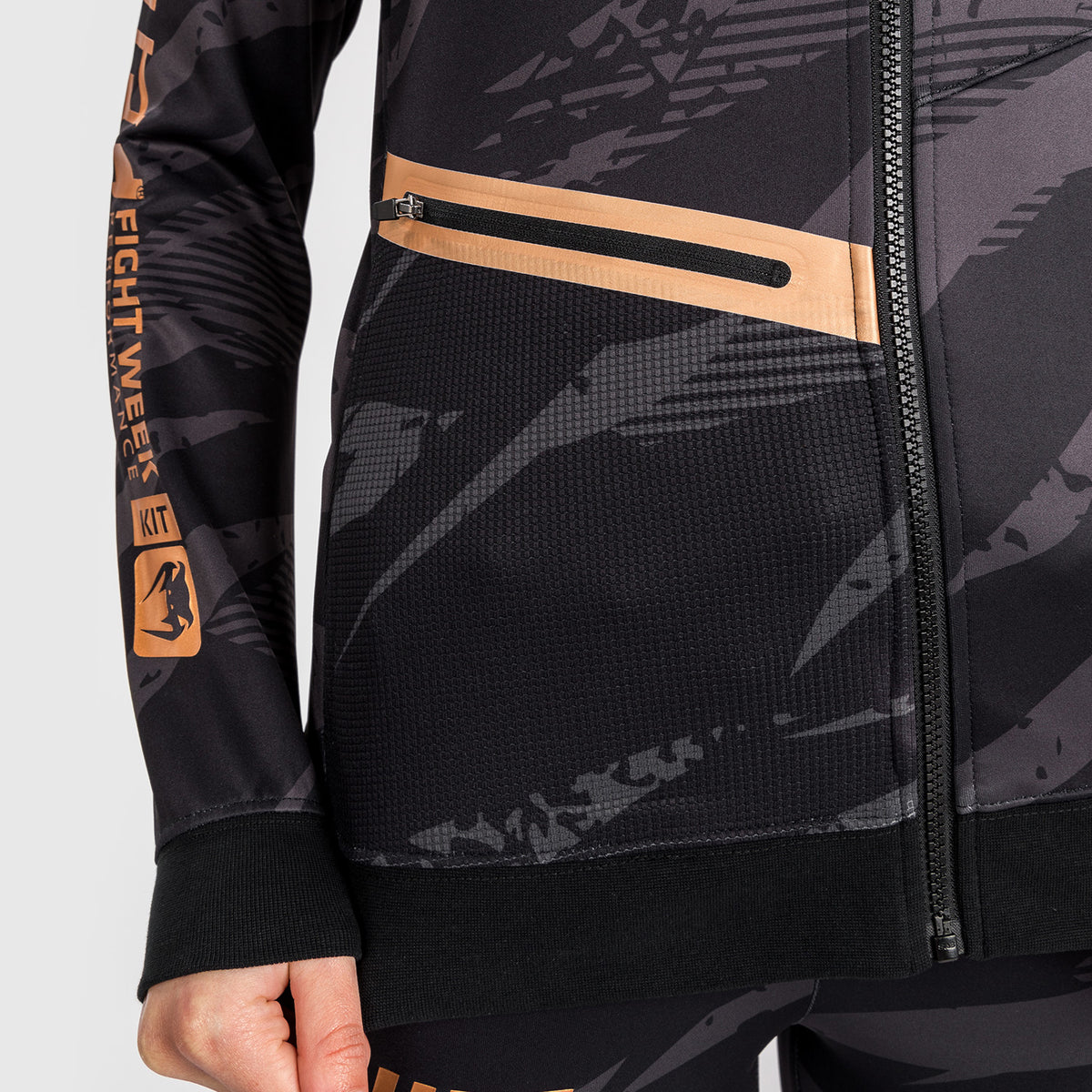 Veste À Capuche Zippé pour Femmes UFC Adrenaline by Venum Fight Week - Urban Camo - product-type_Vestes