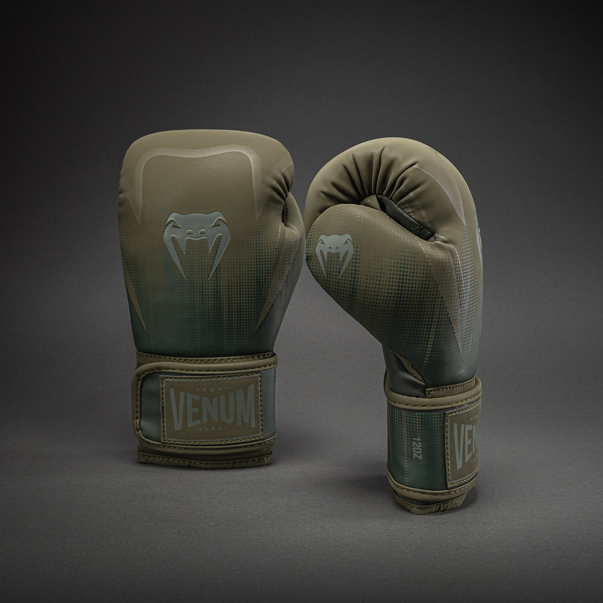 Gants de Boxe Venum Impact Stealth – Kaki/Vert Foncé - product-type_Gants de boxe