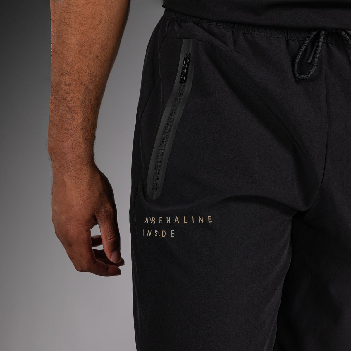 Pantalon de Survêtement Venum Adrenaline – Noir/Sable - product-type_Pantalons de jogging