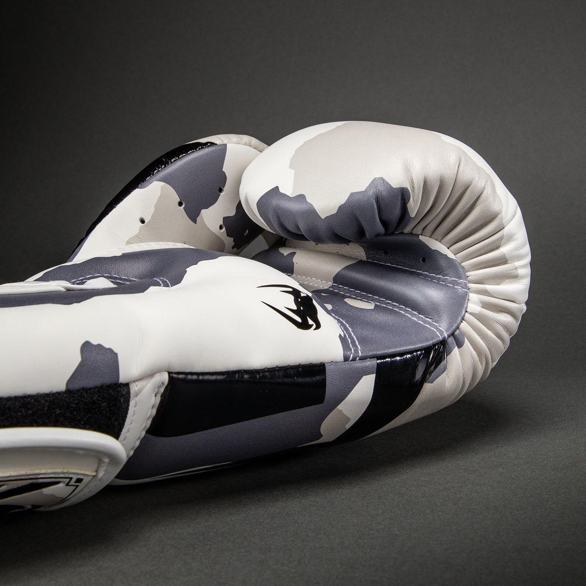 Gants de Boxe Venum Elite Camo - Blanc/Gris Clair