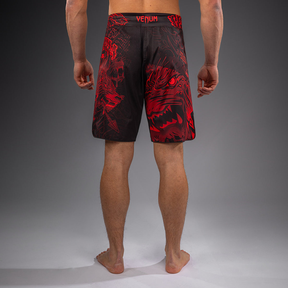 Short de Combat Venum Wolf Atak – Noir/Rouge - product-type_Shorts de MMA