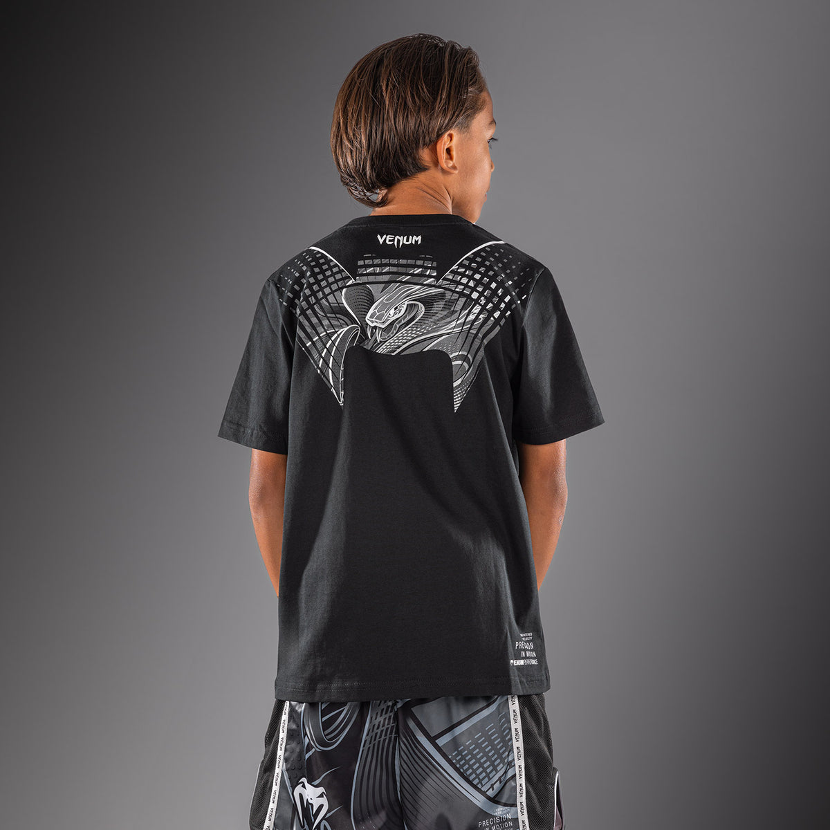 T-shirt Pour Enfant Venum Crimson Viper 2.0 - Noir/Gris - product-type_T-Shirts