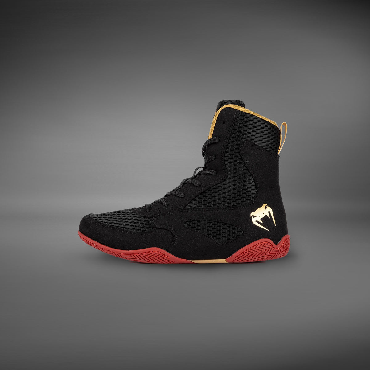 Chaussures de boxe Venum Contender - Noir/Or/Rouge - product-type_Chaussures de boxe