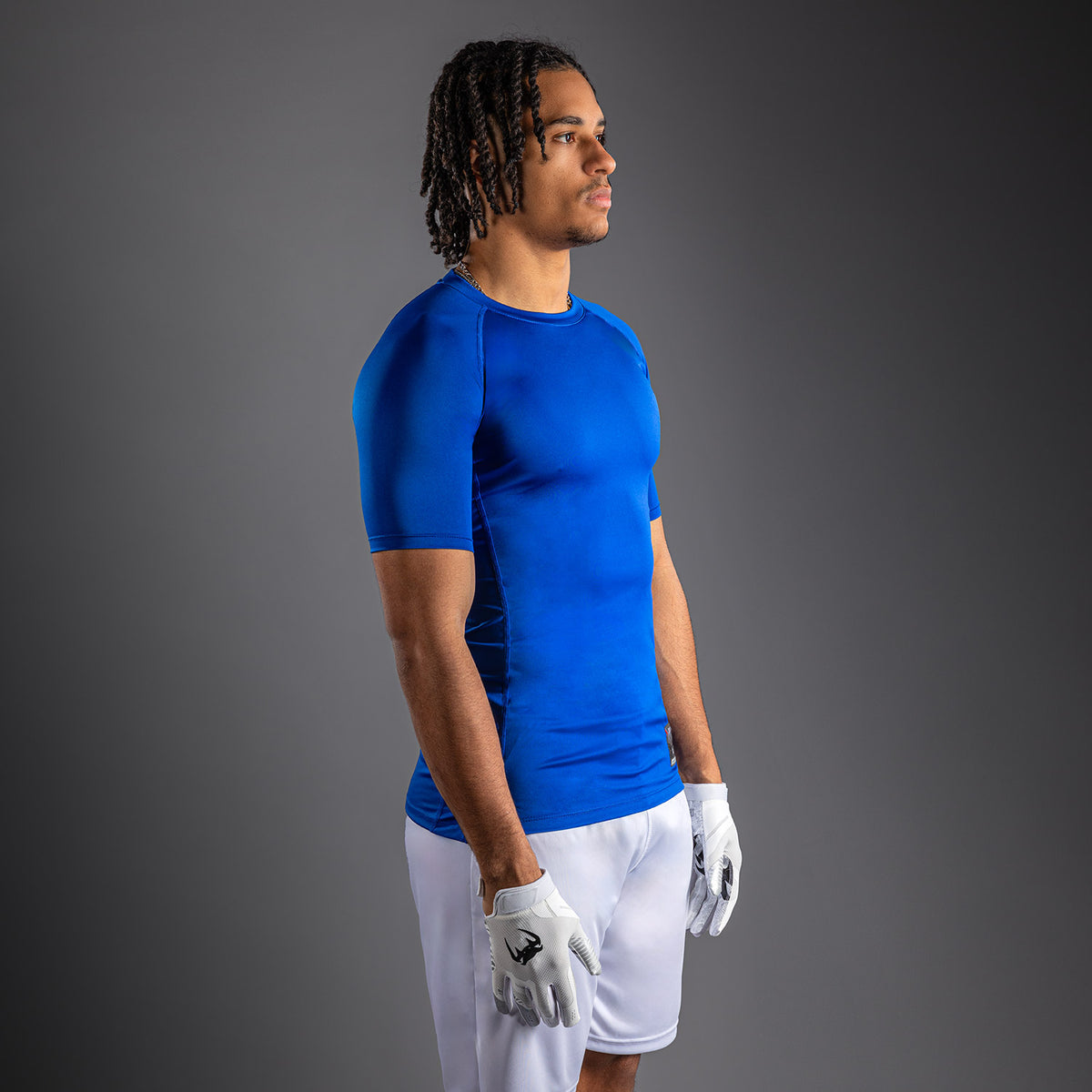 T-shirt de Compression Venum Lineup - Bleu/Blanc - product-type_T-Shirts de Compression