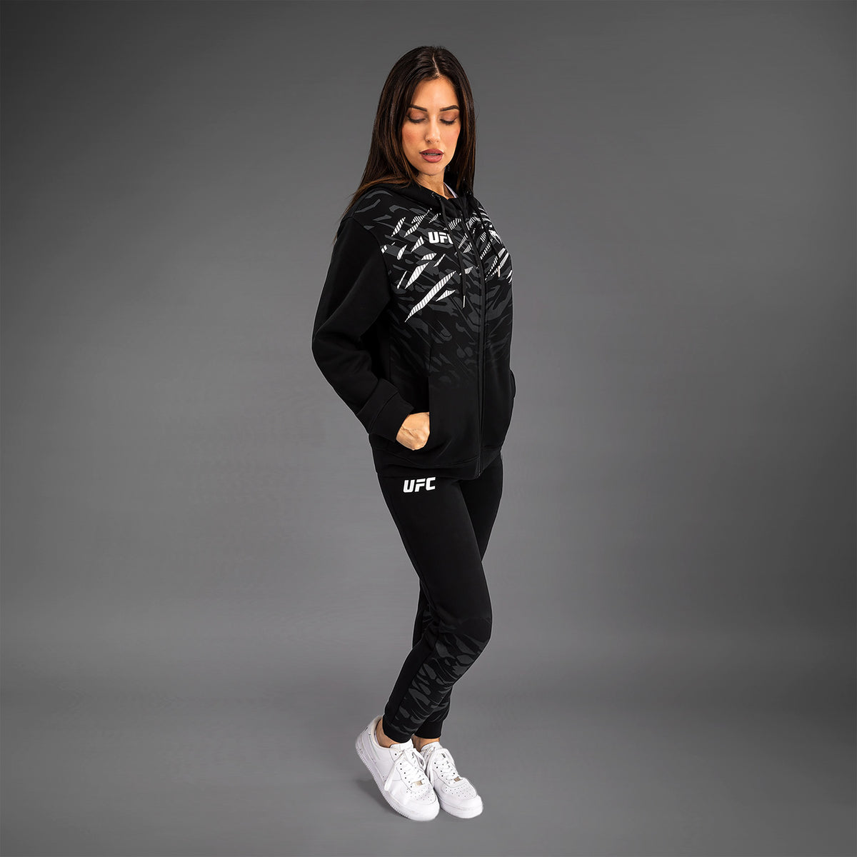 Veste à Capuche Zippé pour Femmes UFC Fusion by Venum Replica - Noir - product-type_Vestes