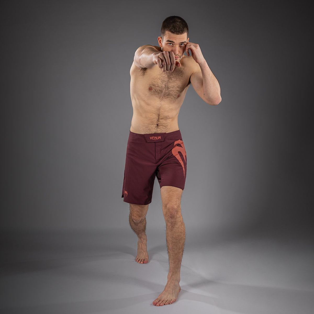 Short de combat Venum Light 5.0 - Marron foncé/Terracotta - product-type_Shorts de MMA