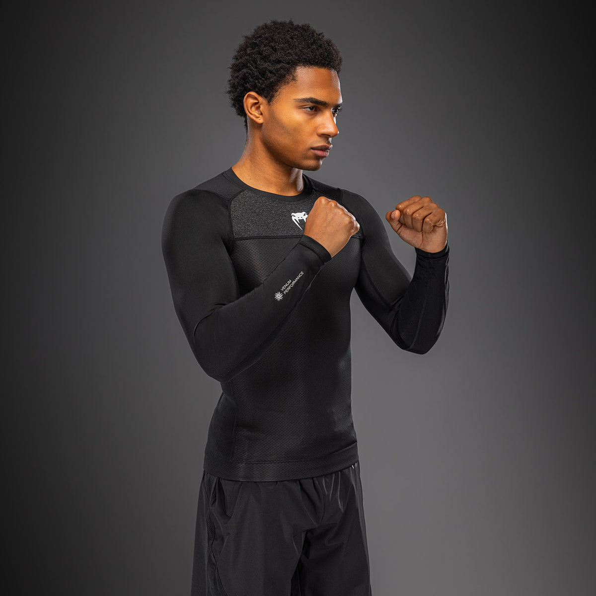 Rashguard manches longues Venum G-Fit Scale - Noir - product-type_T-Shirts de Compression